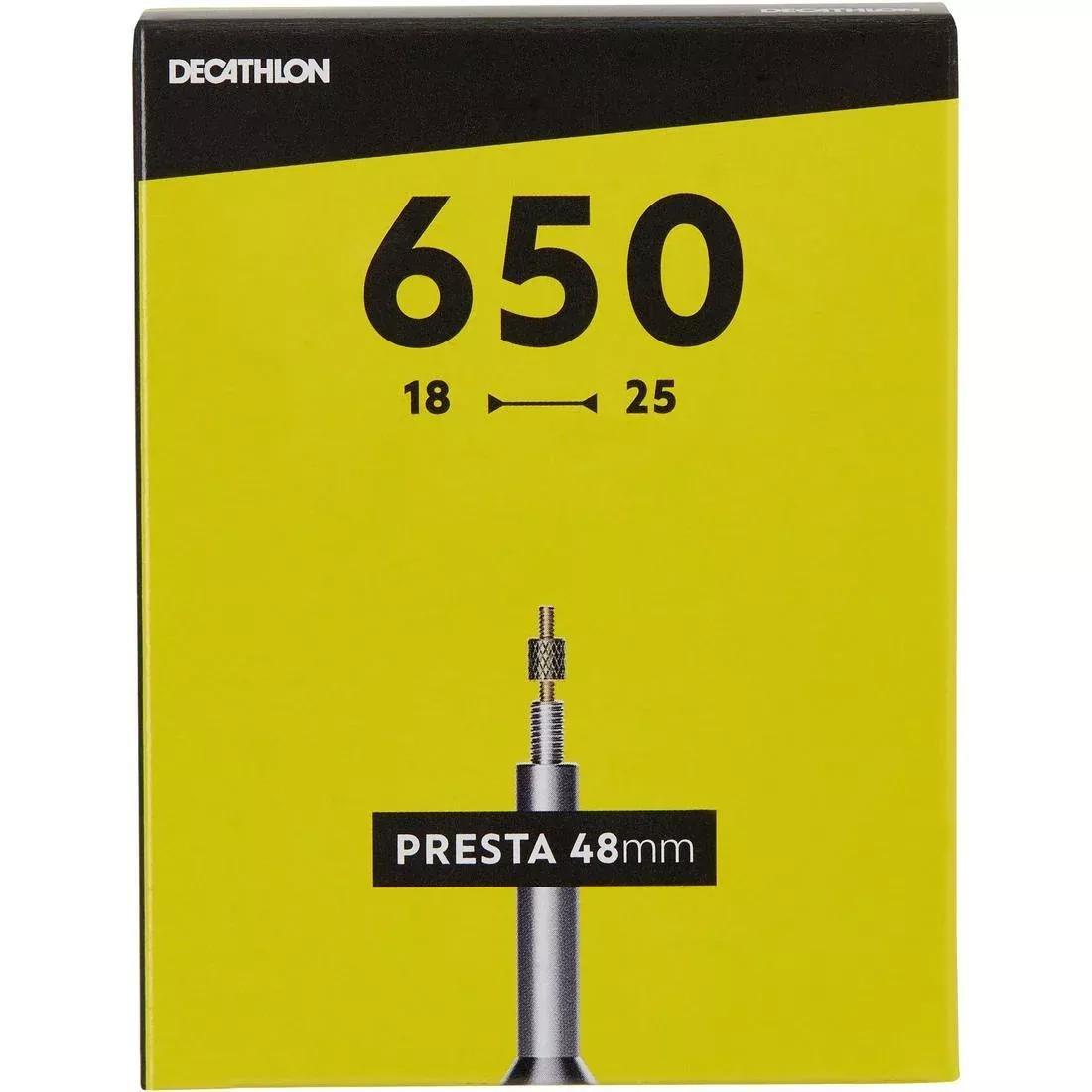 Presta Valve Inner Tube, Black, No Color, large image number 0