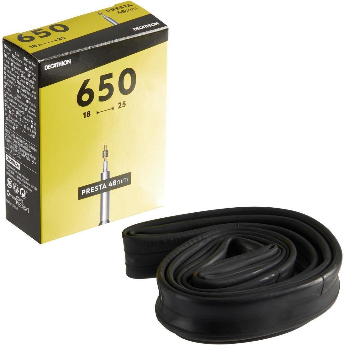Presta Valve Inner Tube, Black, No Color, large image number 2