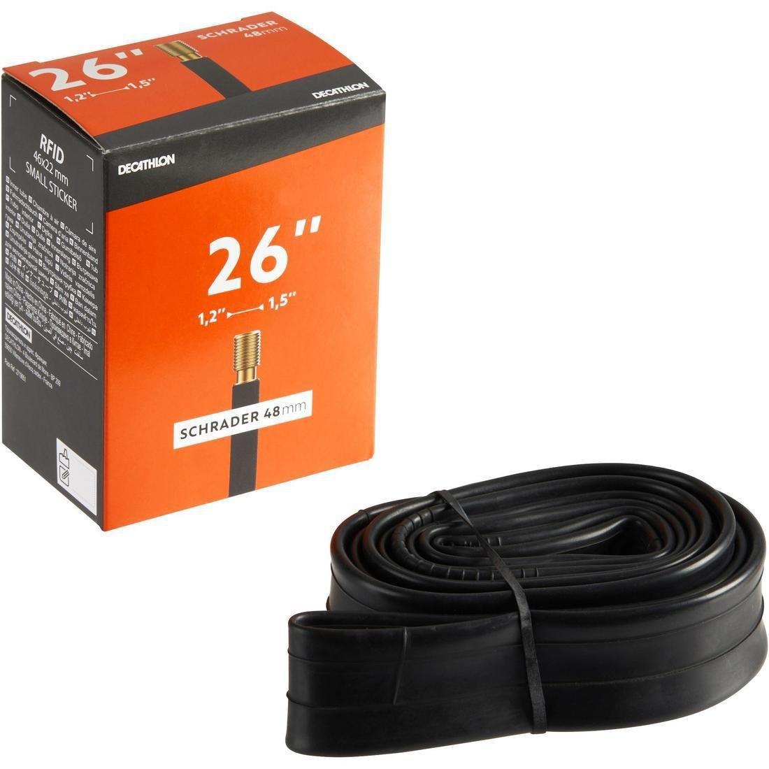 Bike Inner Tube, Schrader, No Color, large image number 3