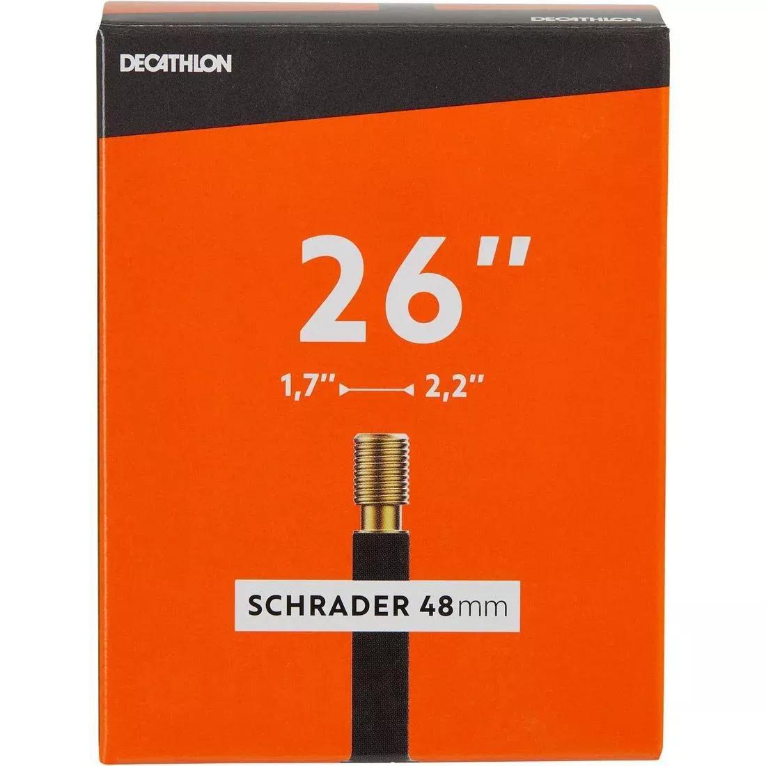 Bike Inner Tube, Schrader, No Color, large image number 0