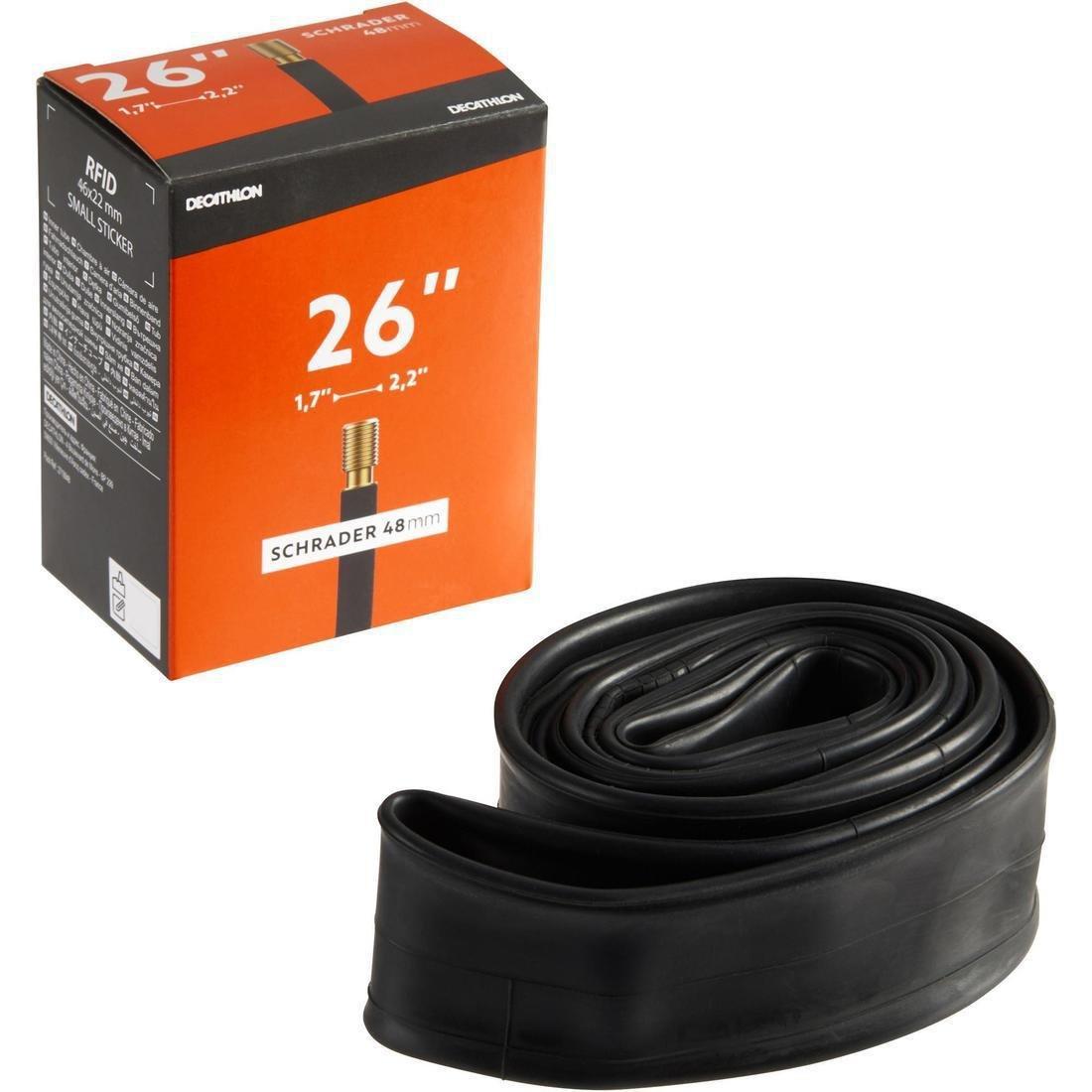 Bike Inner Tube, Schrader, No Color, medium