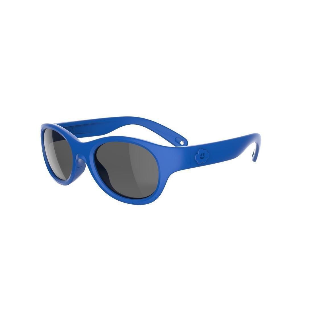 Child's Category 3 Sunglasses, Electric Blue, No Color, large image number 0