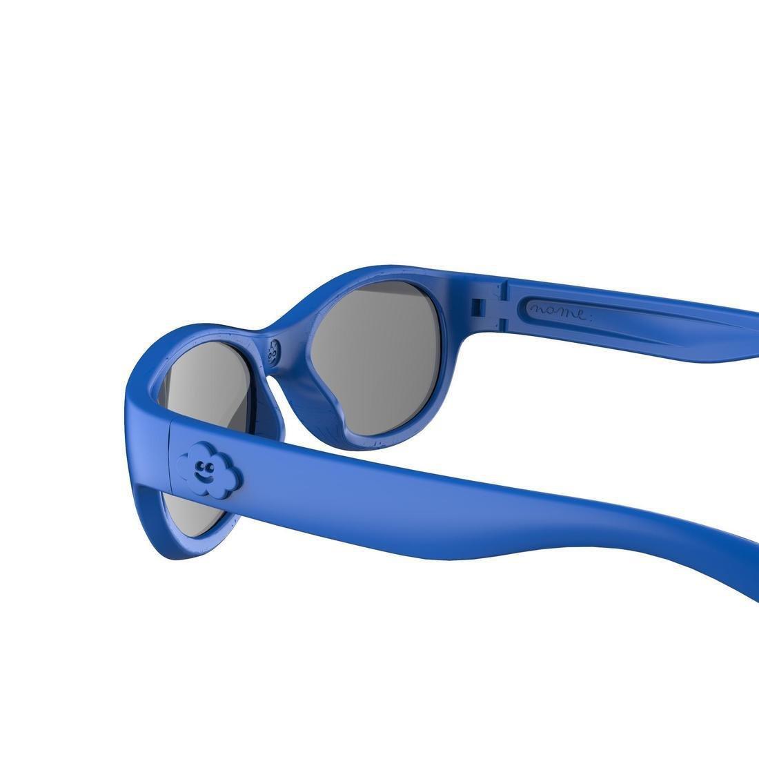 Child's Category 3 Sunglasses, Electric Blue, No Color, large image number 3