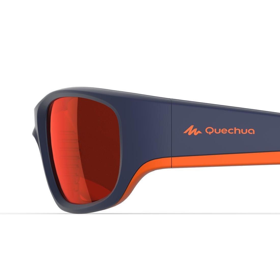Kids Polarised Category 3 Sunglasses, Blood Orange, No Color, large image number 2