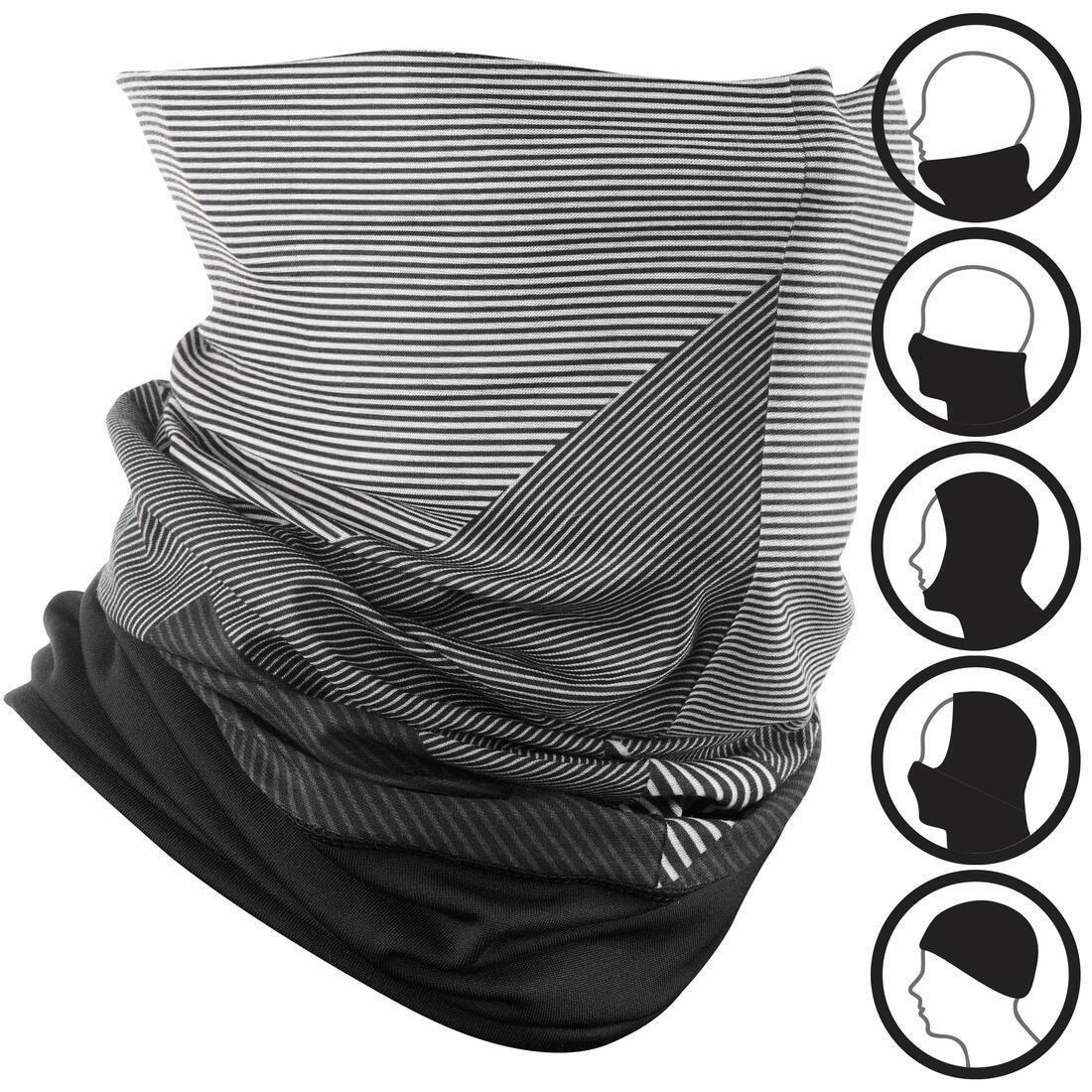WHITE ADULT HIGH-TECH SKI NECK WARMER - HUG - PLUM, No Color, large image number 10