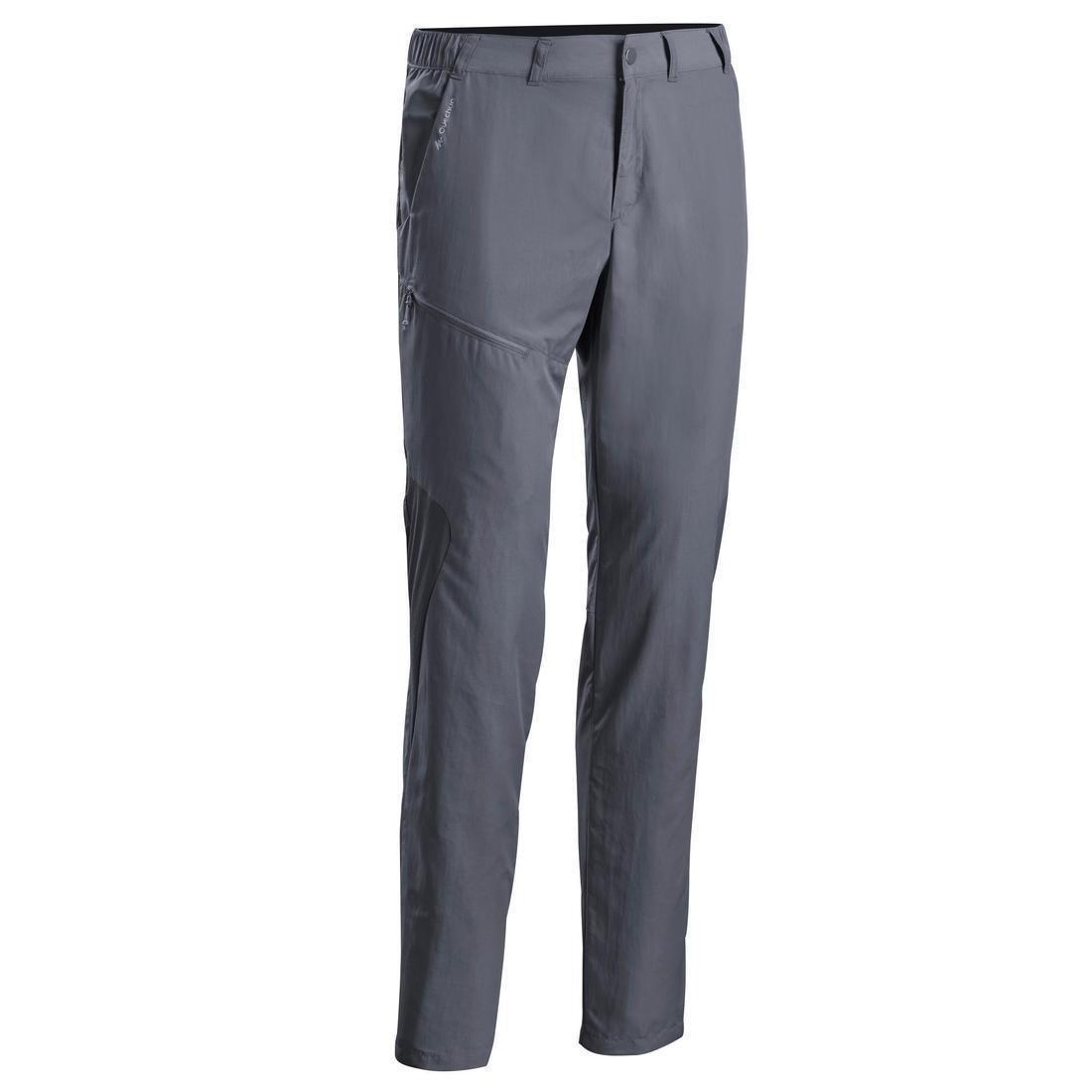 Men's  Mountain Walking Trousers Mh100, Grey, , large image number 6