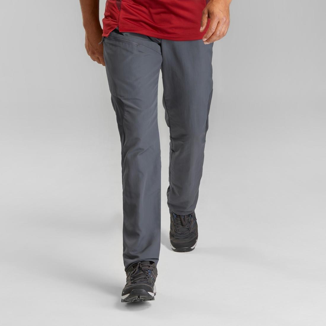 Men's  Mountain Walking Trousers Mh100, Grey, , large image number 7