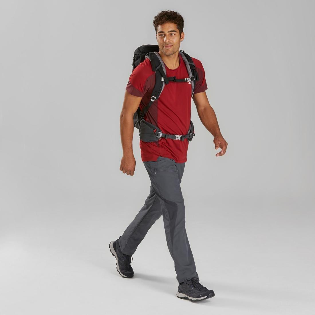Men's  Mountain Walking Trousers Mh100, Grey, , large image number 9
