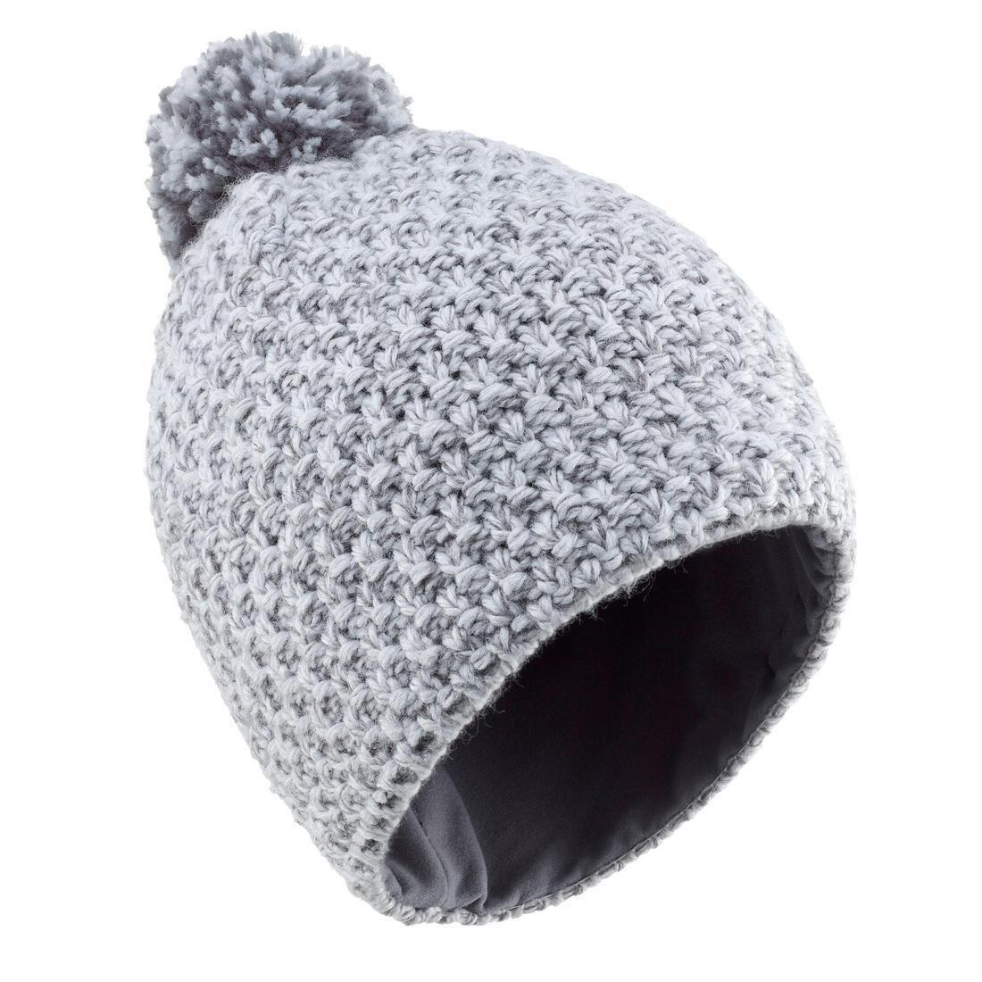 Children's Timeless Skiing Hat, Grey, , medium
