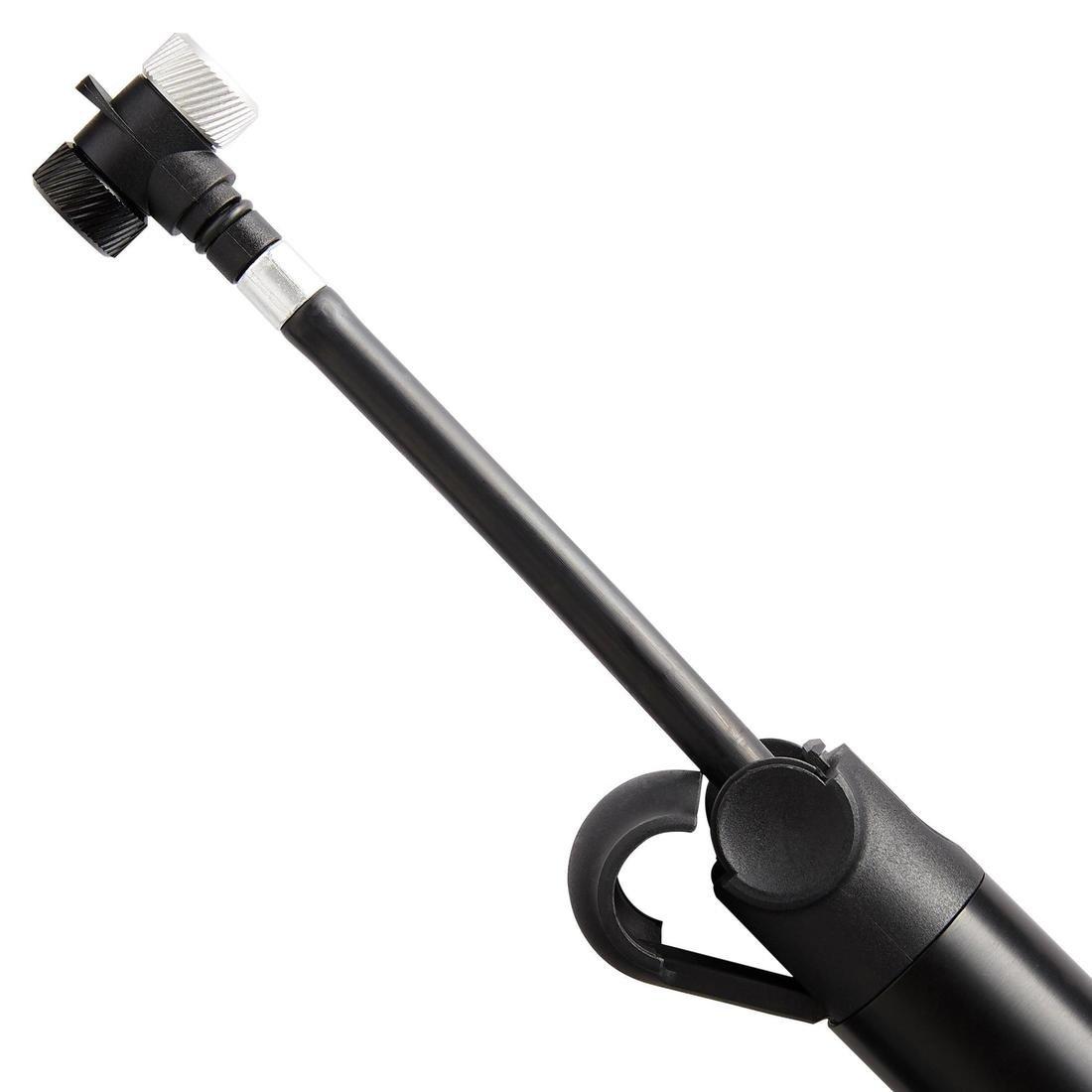 Mountain Bike Hand Pump, Grey, No Color, large image number 4