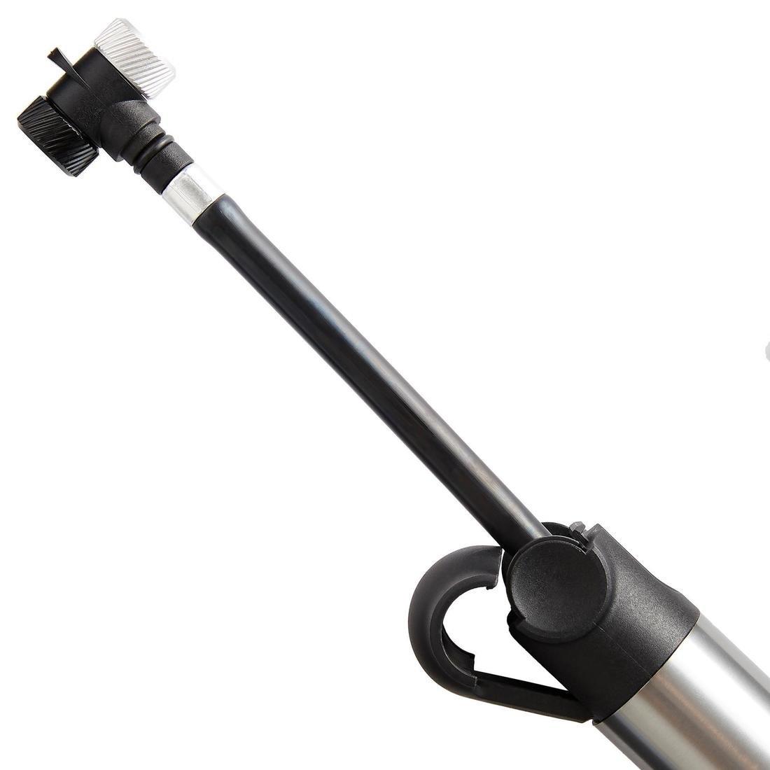 Mountain Bike Hand Pump, Grey, No Color, large image number 5