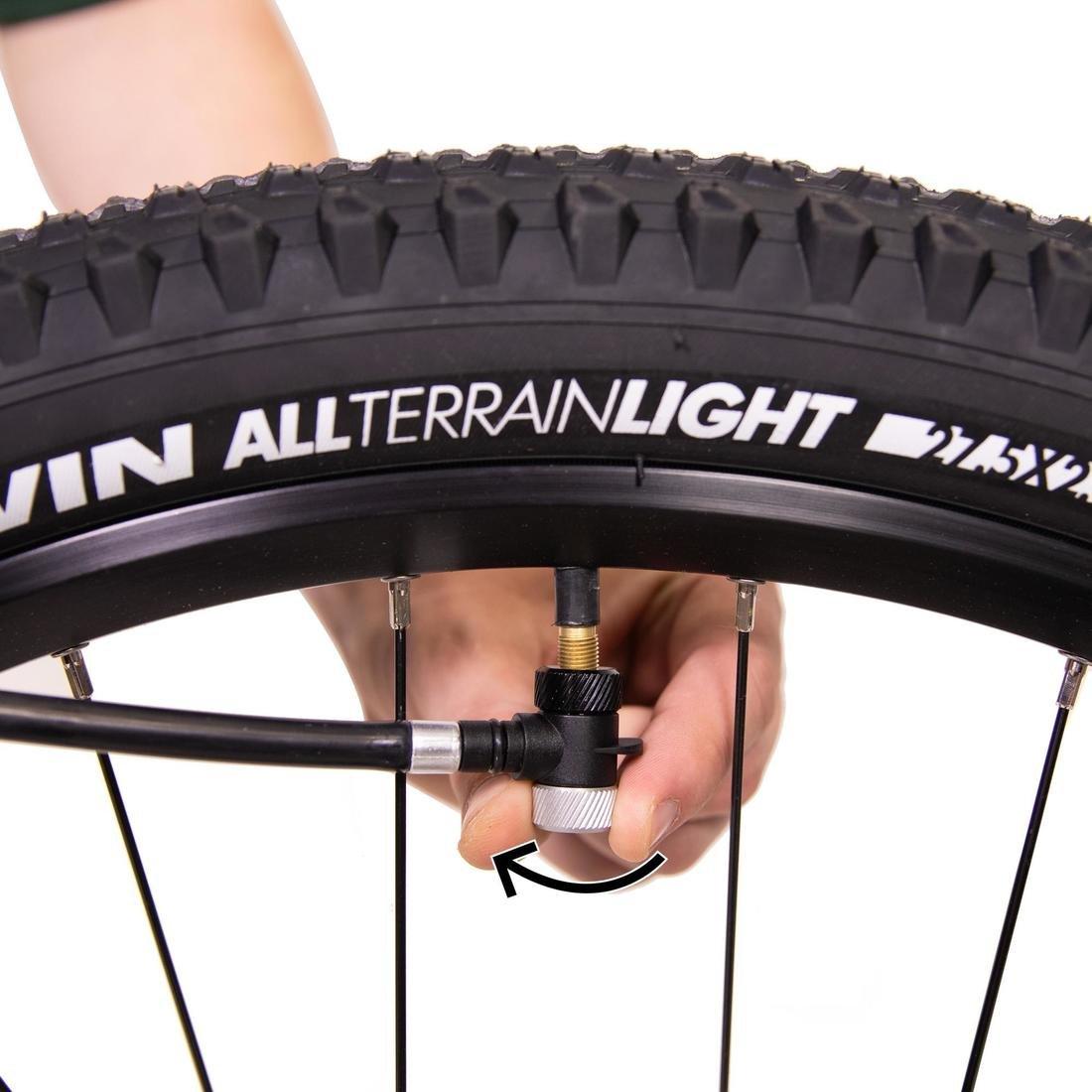 Mountain Bike Hand Pump, Grey, No Color, large image number 12