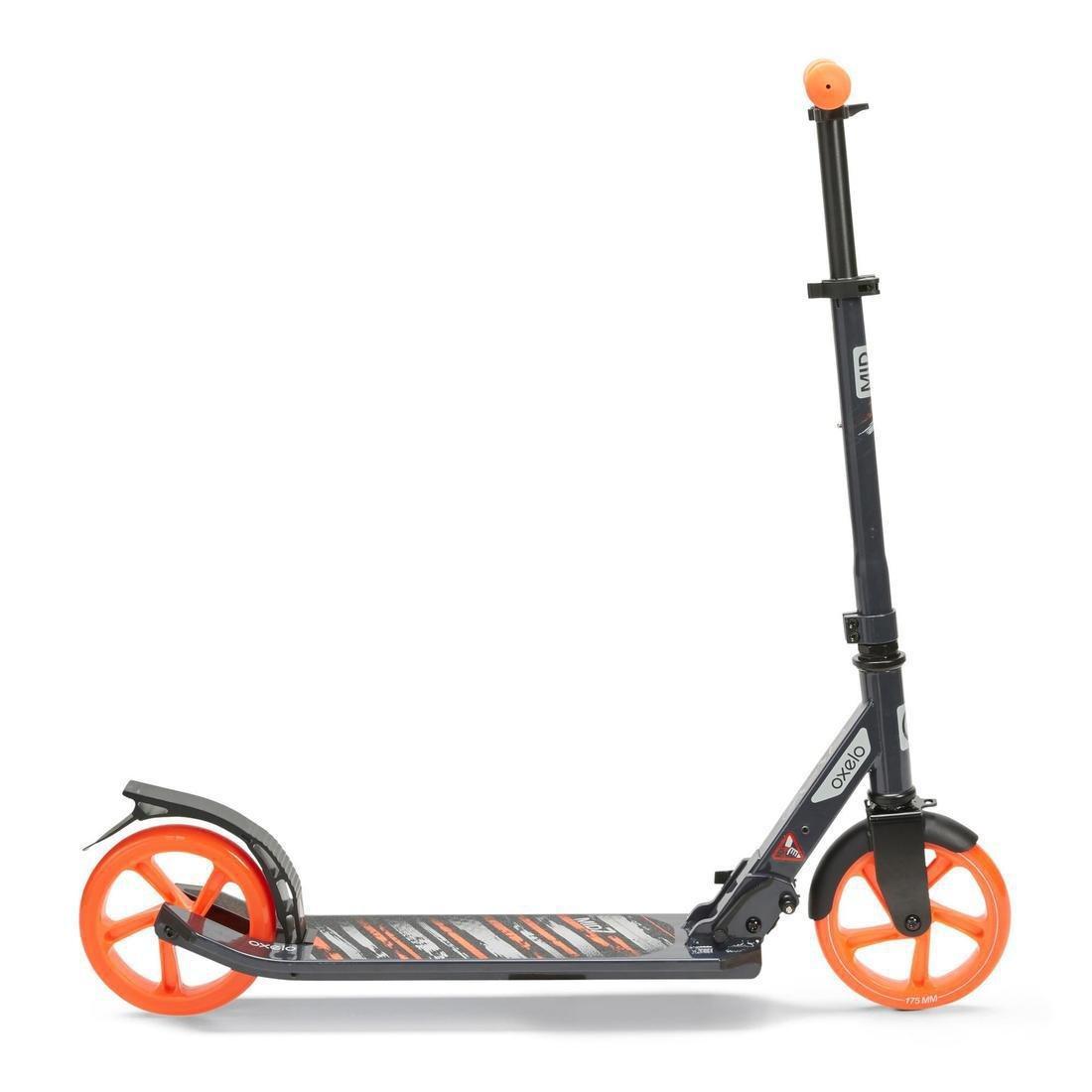 Kids Unisex Town 3 Scooter, Navy, No Color, large image number 6