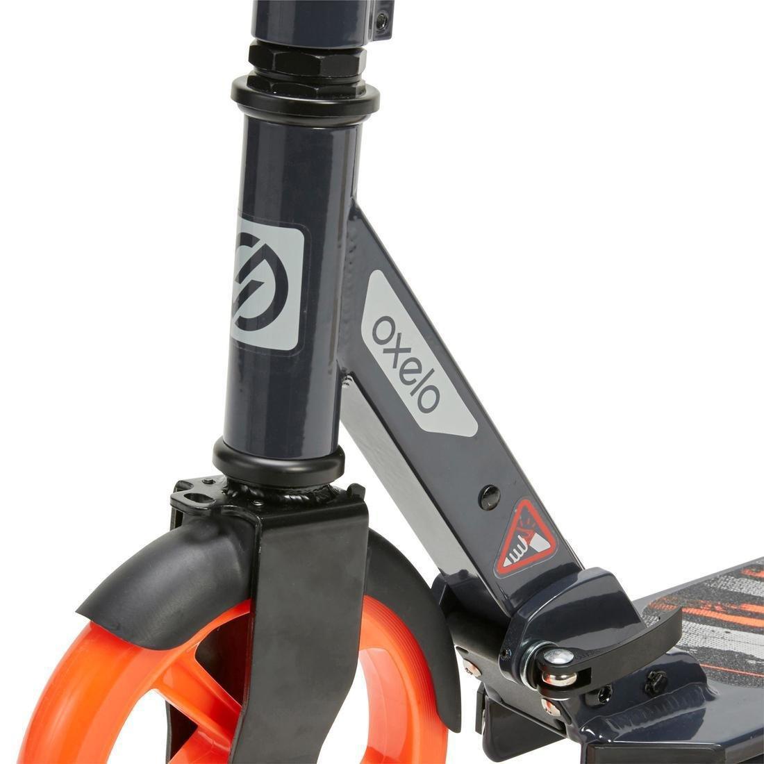 Kids Unisex Town 3 Scooter, Navy, No Color, large image number 10