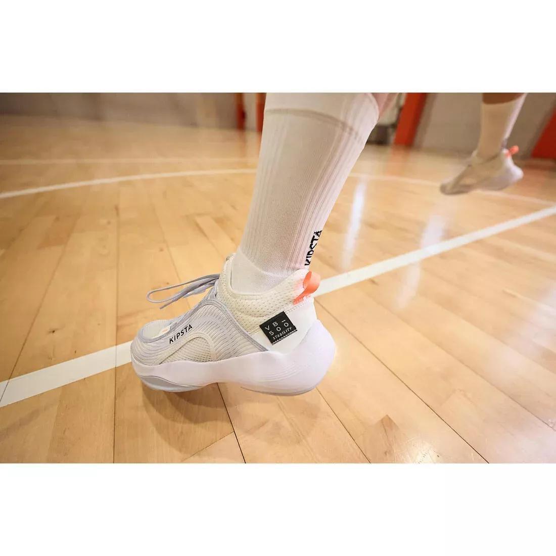 High Volleyball Socks - V500, White, No Color, large image number 9