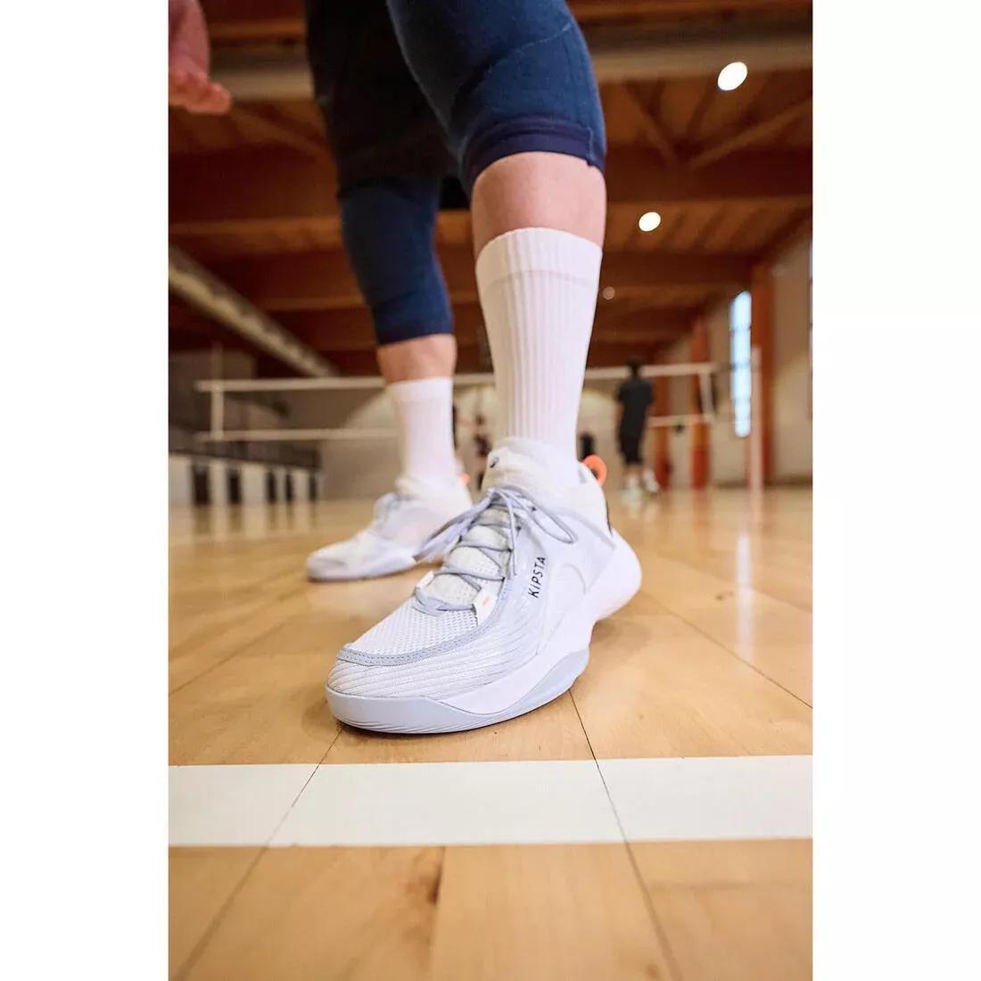 High Volleyball Socks - V500, White, No Color, large image number 11