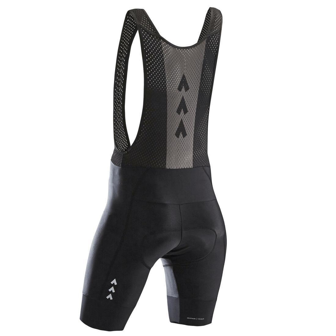 TRIBAN - Road Cycling Bib Shorts Rc500, Black