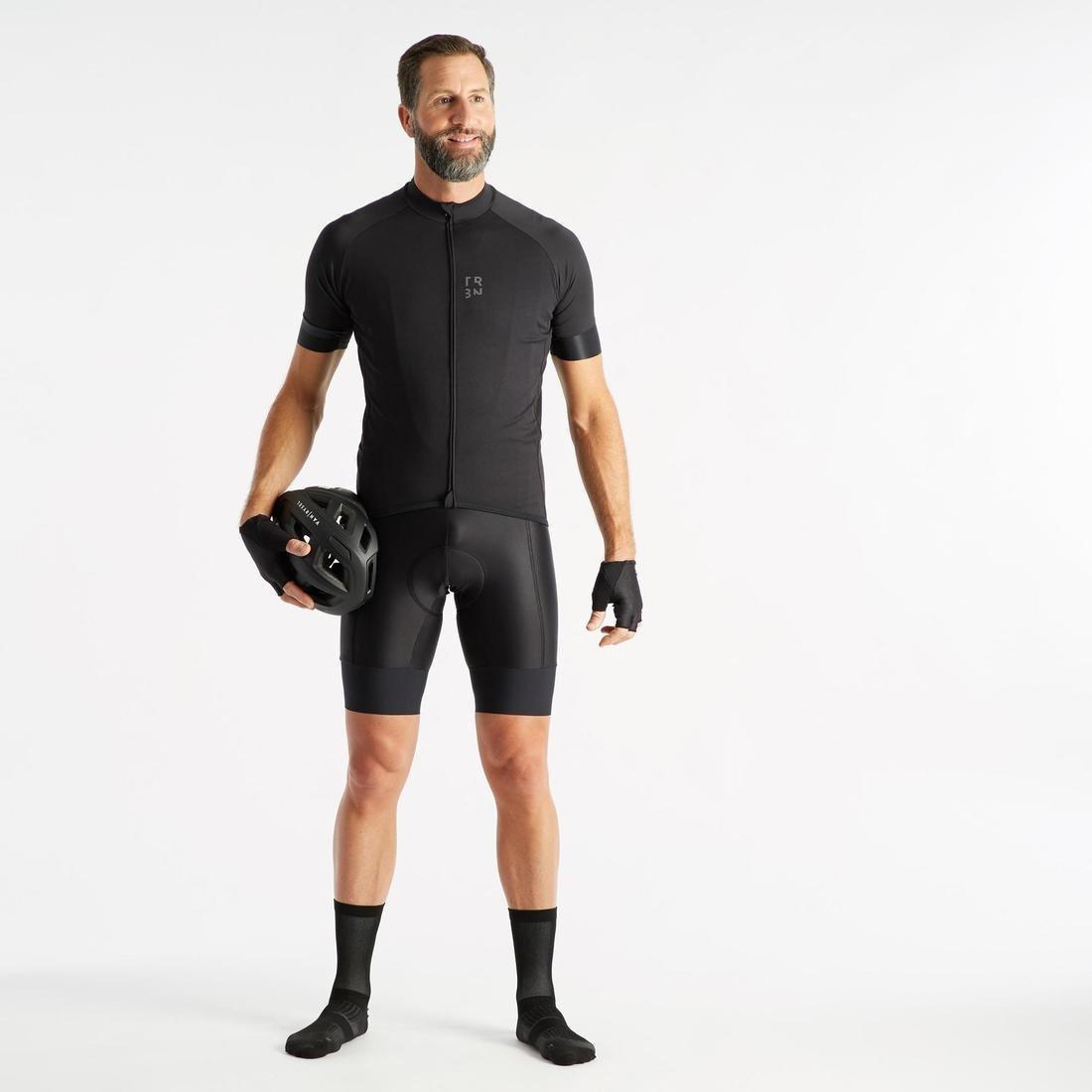 Road Cycling Bib Shorts Rc500, Black, , large image number 2