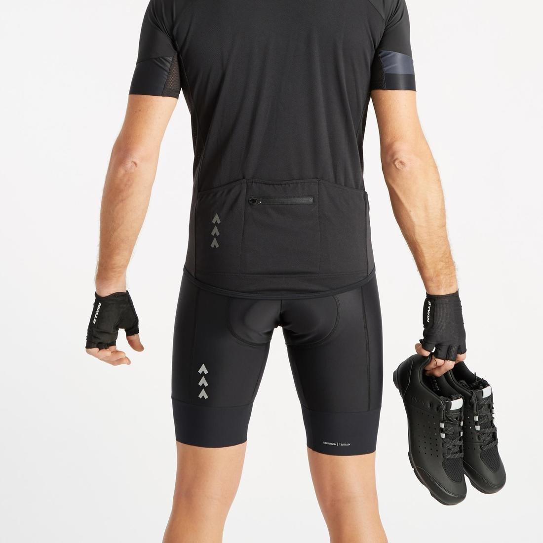 Road Cycling Bib Shorts Rc500, Black, , large image number 3
