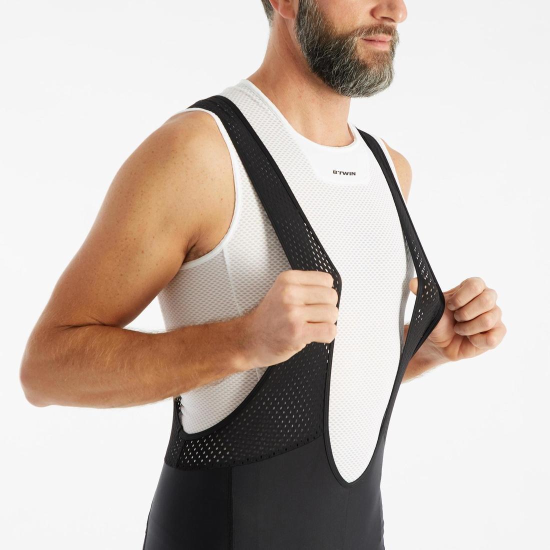 Road Cycling Bib Shorts Rc500, Black, , large image number 4