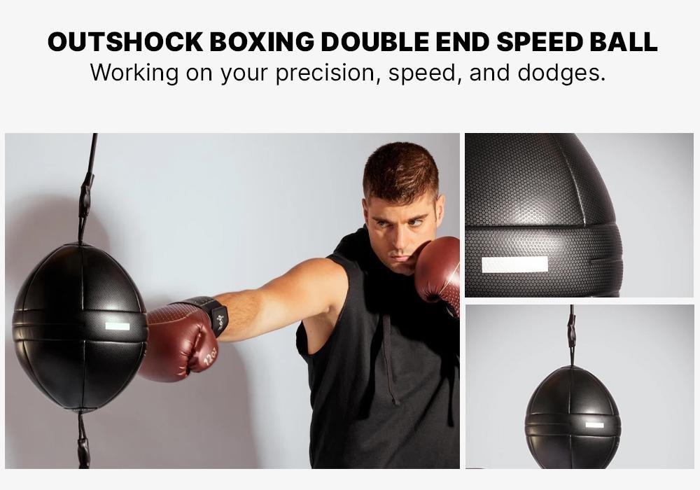 BLACK Boxing Double End Speed Ball - Black, No Color, large image number 14
