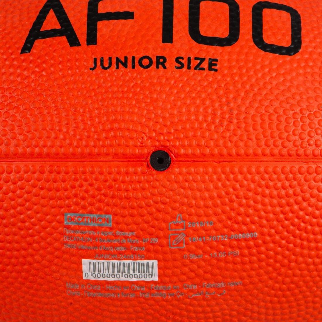 PAPAYA ORANGE Kids' American Football AF100BJR - Orange, No Color, large image number 11