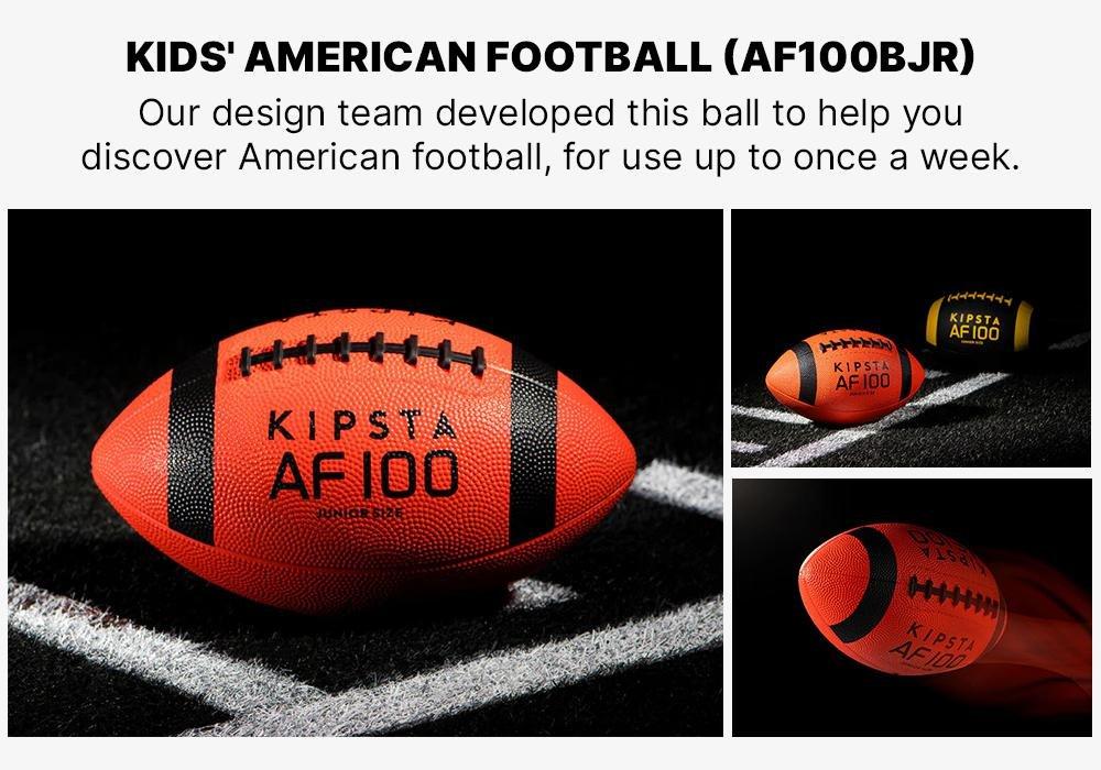 PAPAYA ORANGE Kids' American Football AF100BJR - Orange, No Color, large image number 17