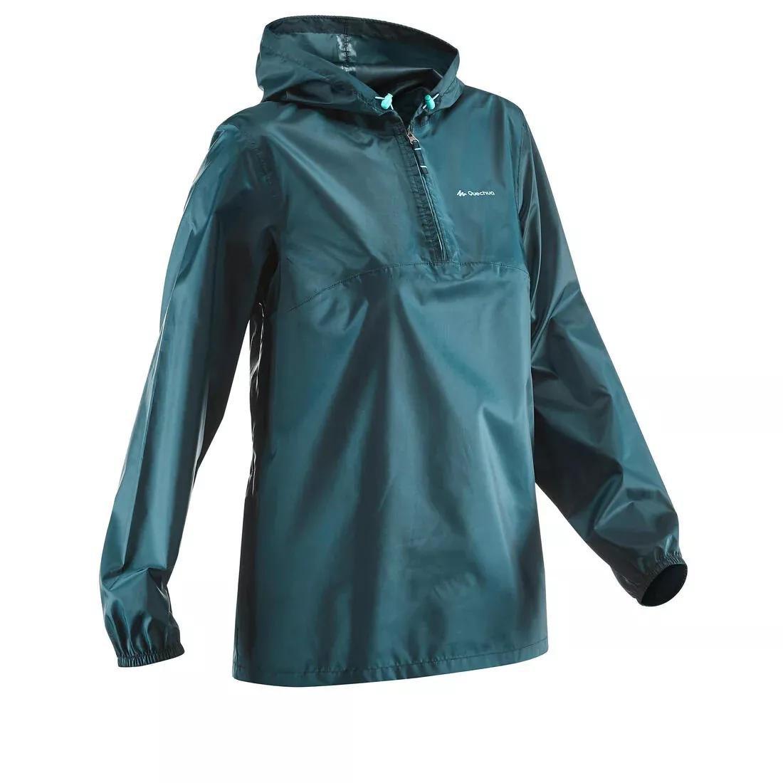 Nh100 Country Walking Raincoat, Dark Petrol Blue, , large image number 0