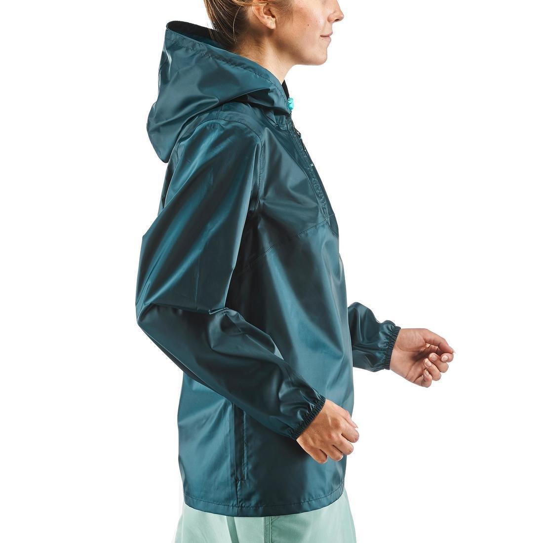 Nh100 Country Walking Raincoat, Dark Petrol Blue, , large image number 3