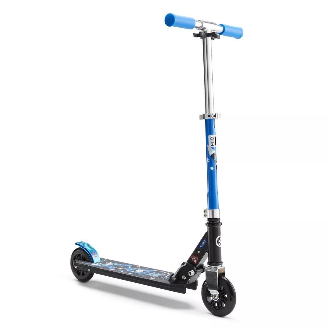 Black Children's Play 4 Scooter, Hydrangea Blue, No Color, large image number 0