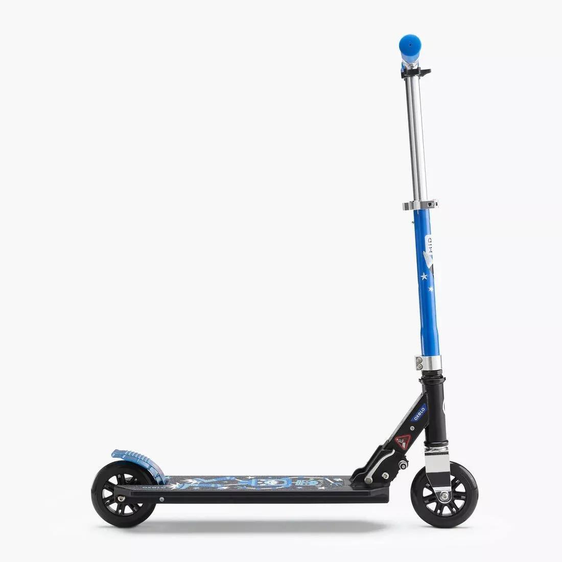 Black Children's Play 4 Scooter, Hydrangea Blue, No Color, large image number 1