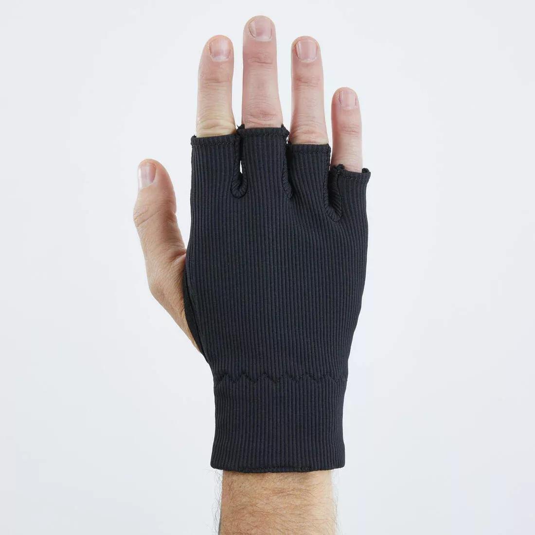 Boxing Liner Glove Mitts - 100, Black, No Color, large image number 0