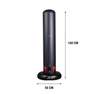 OUTSHOCK - Free-Standing Punching Bag 100, Inflatable, Black