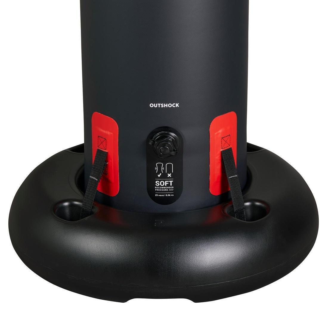 Free-Standing Punching Bag 100, Inflatable, Black, No Color, large image number 2
