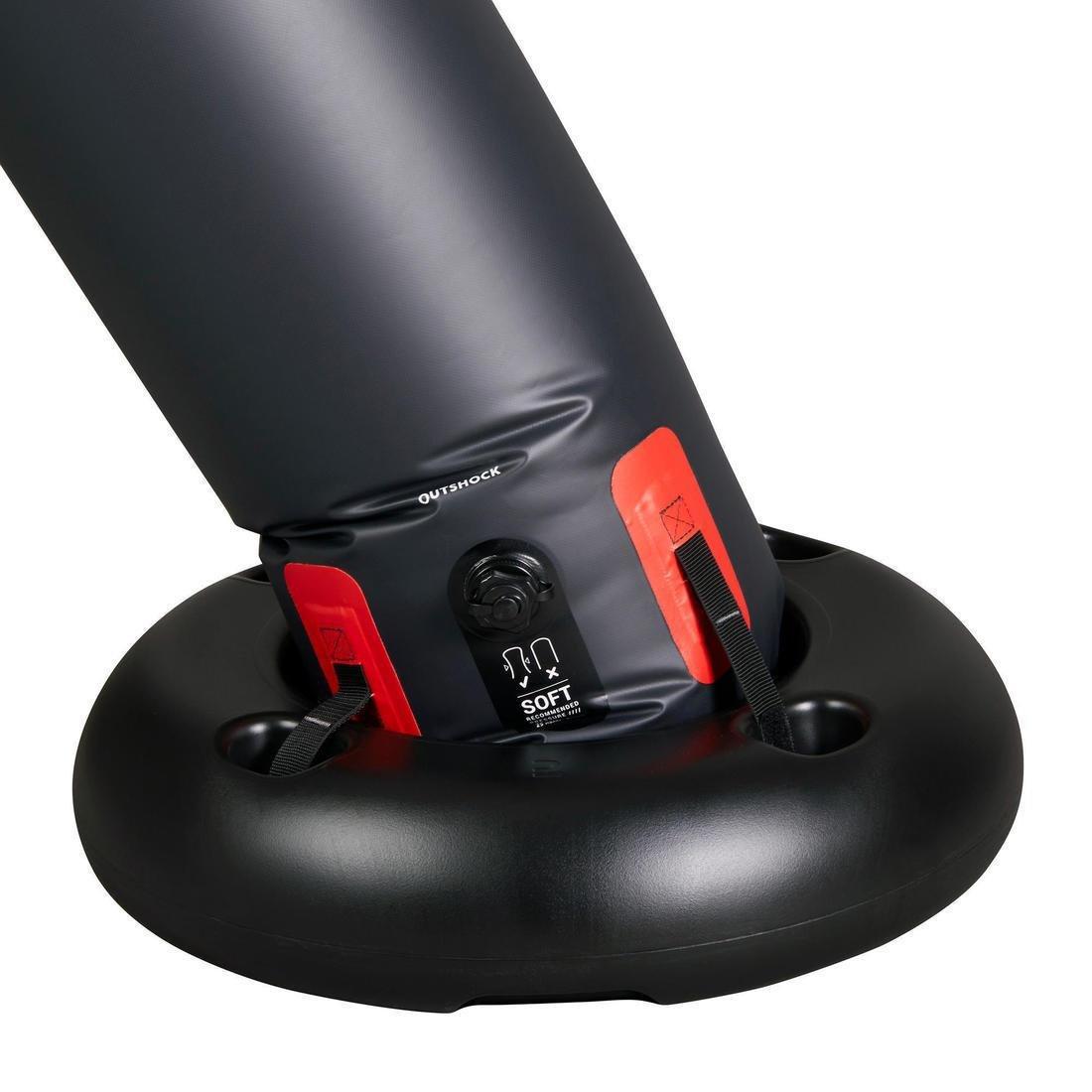 Free-Standing Punching Bag 100, Inflatable, Black, No Color, large image number 6
