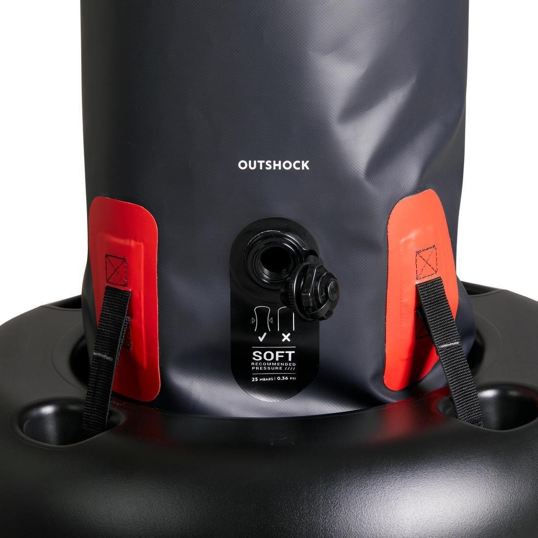 Free-Standing Punching Bag 100, Inflatable, Black, No Color, large image number 9