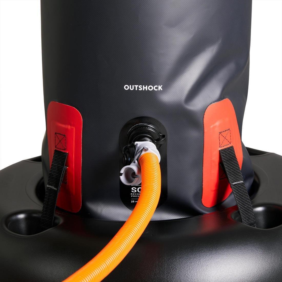 Free-Standing Punching Bag 100, Inflatable, Black, No Color, large image number 10
