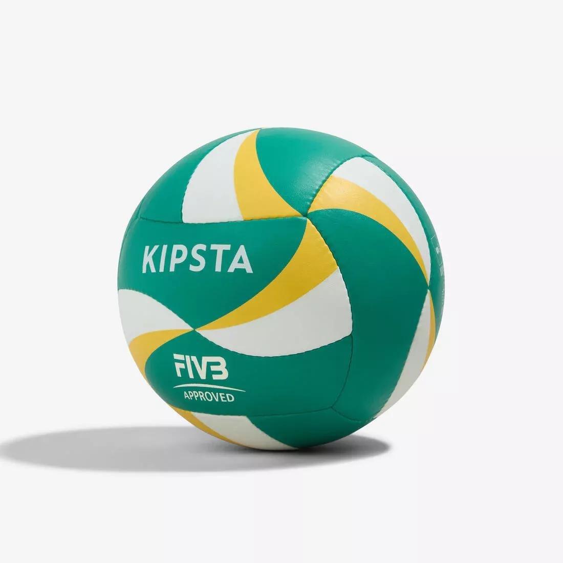 Beach Volleyball BVB900 FIVB, Green/Yellow, No Color, large image number 0