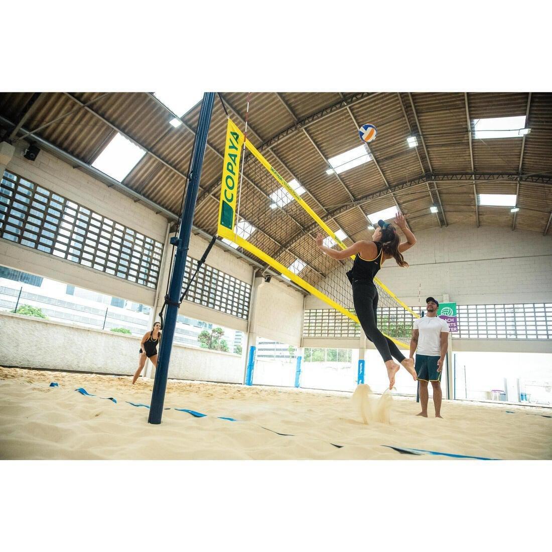 Beach Volleyball BVB900 FIVB, Green/Yellow, No Color, large image number 8