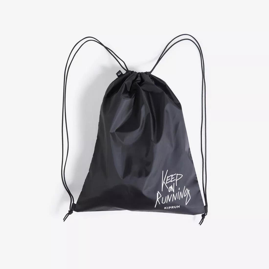 Drawstring Running Shoe Bag - 2022, Black, , medium