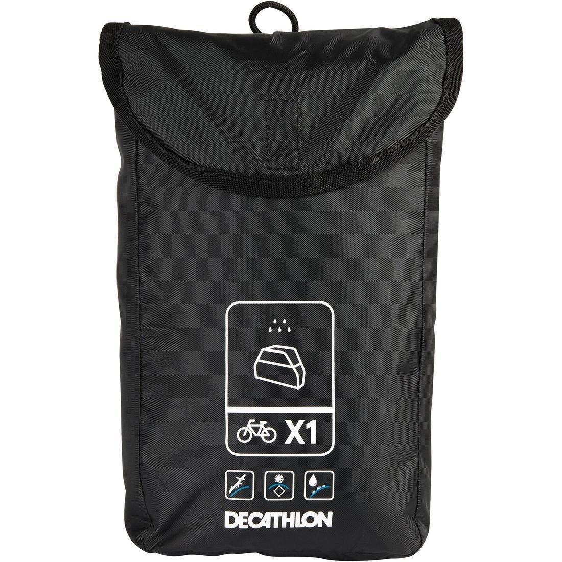 DECATHLON - Protective Bike Cover, 1 Bike, Black