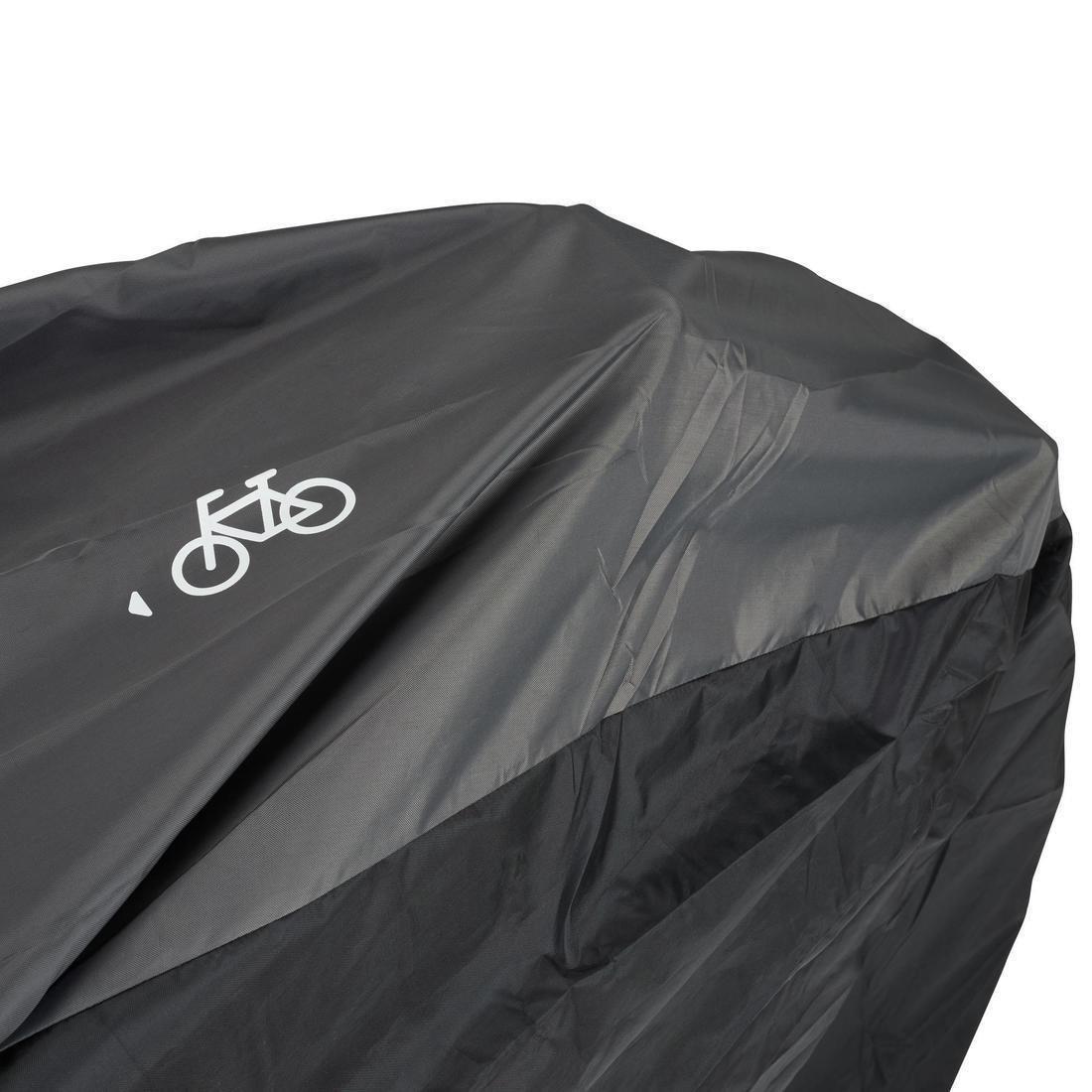 DECATHLON - Protective Bike Cover, 1 Bike, Black