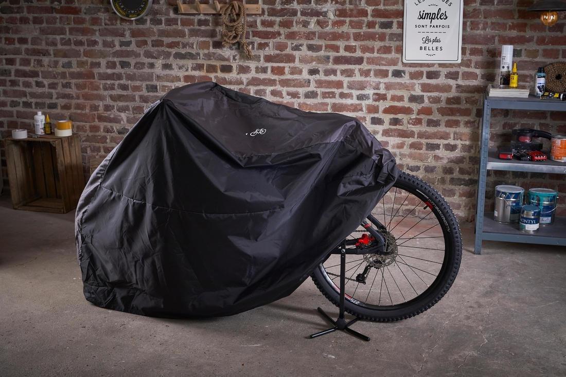 DECATHLON - Protective Bike Cover, 1 Bike, Black