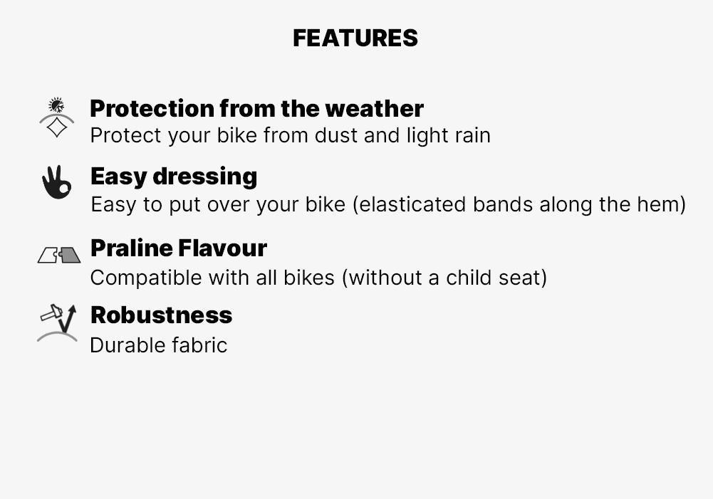 Protective Bike Cover, 1 Bike, Black, No Color, medium