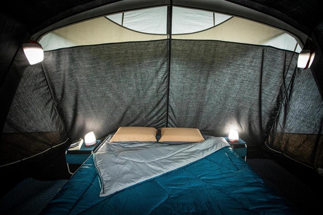 QUECHUA - Camping Pillow Ultim Comfort, Sand