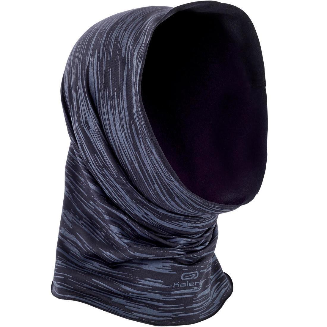 Running Neck Warmer - Mottled, Black, No Color, medium