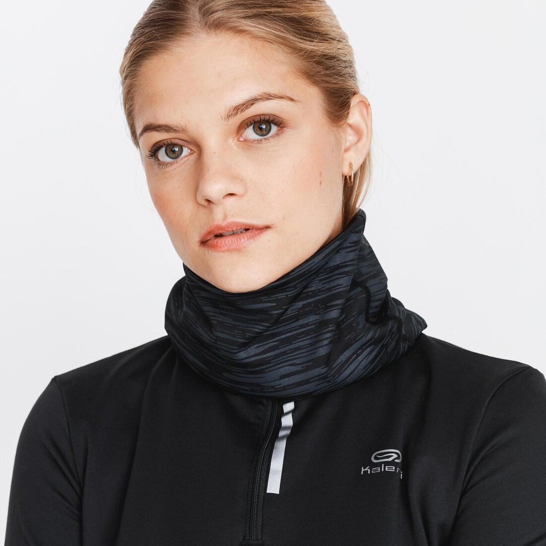 Running Neck Warmer Mottled, Black, , large image number 5