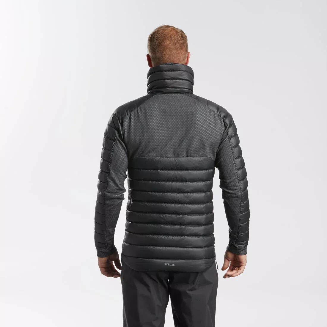 CARBON GREY Men's Warm and Breathable Padded Ski Liner Jacket FR900 - Grey, , large image number 5