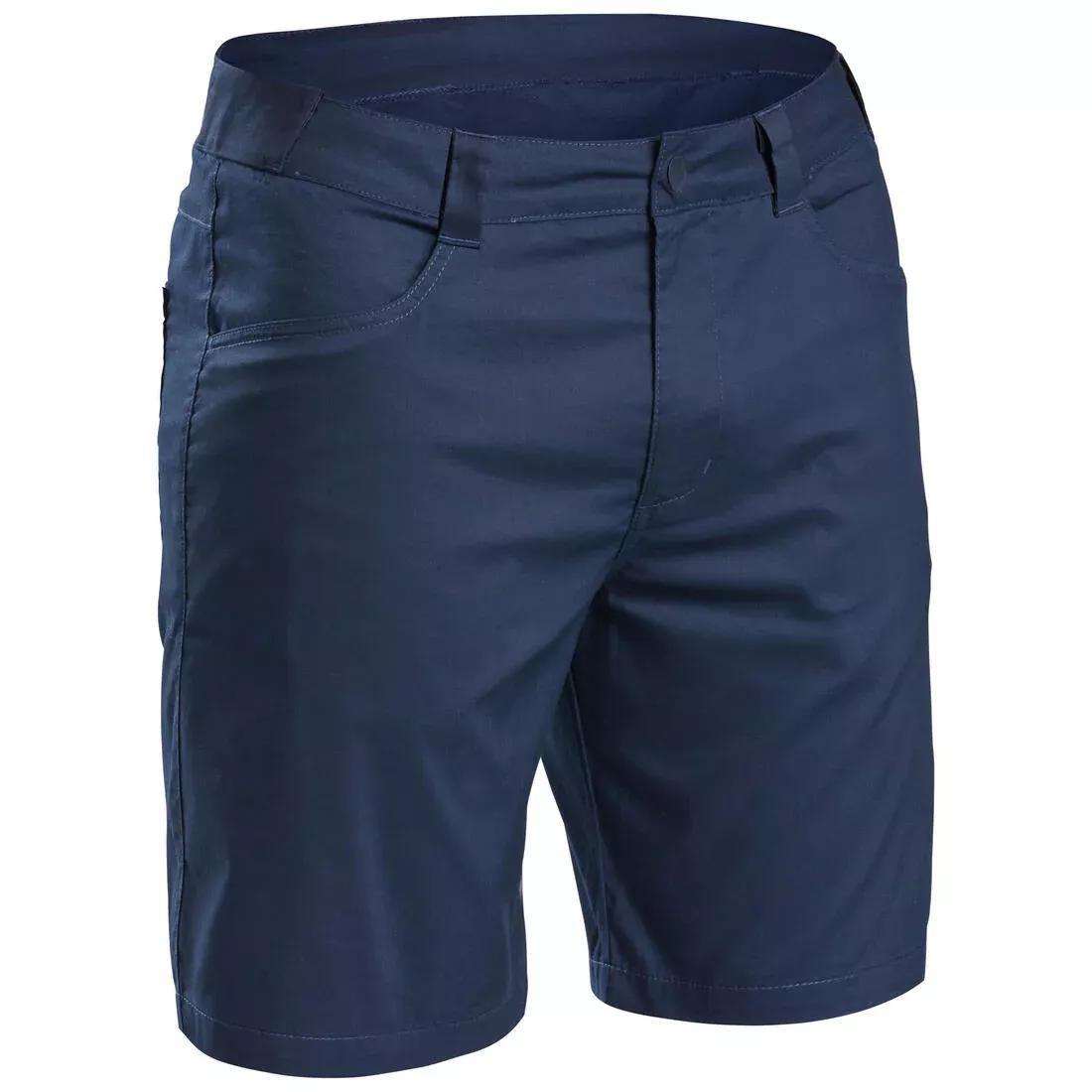 Men Country Walking Shorts - NH100 Fresh, Blue, No Color, medium
