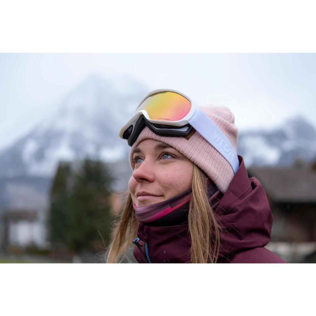 Adult Fisherman Ski Hat, Pink, No Color, large image number 9